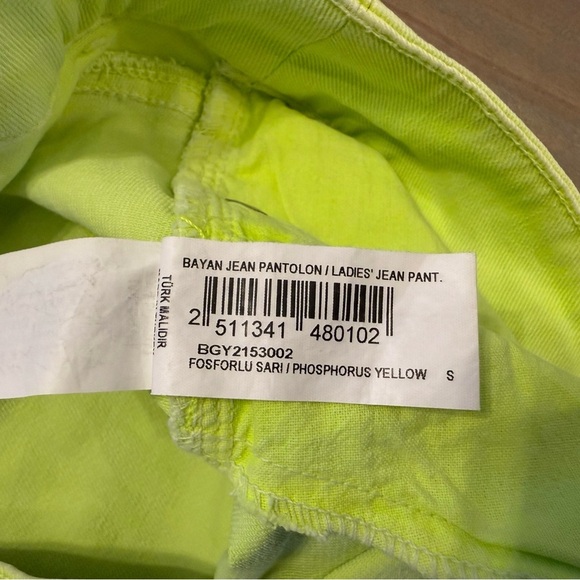 Mudo FTS 64 Skinny Low Waisted Jeans in phosphorus green - Picture 6 of 8